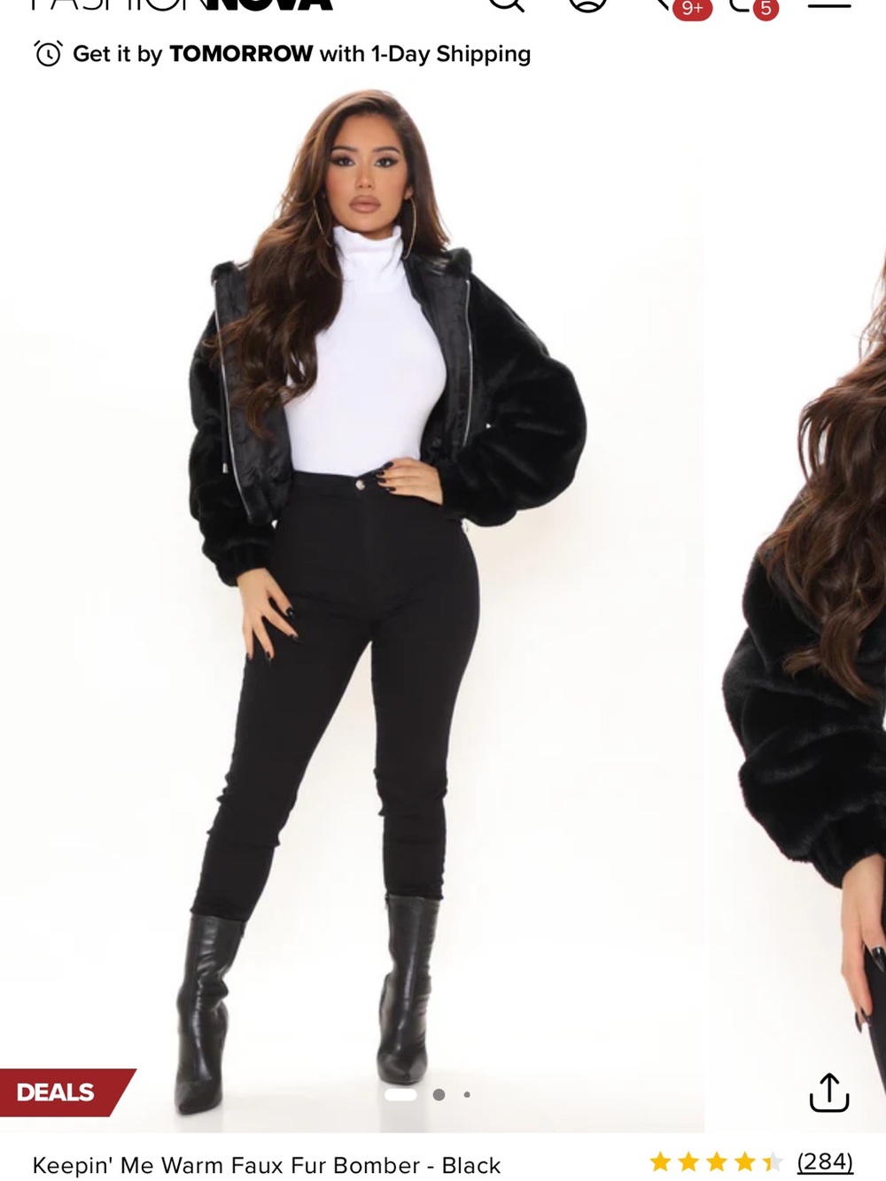 FASHION NOVA JACKET - Picture 2 of 3